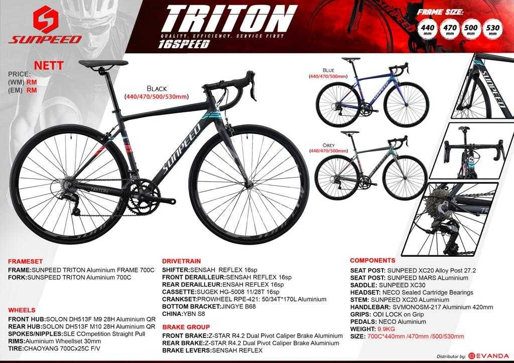 Sunpeed discount triton 700c