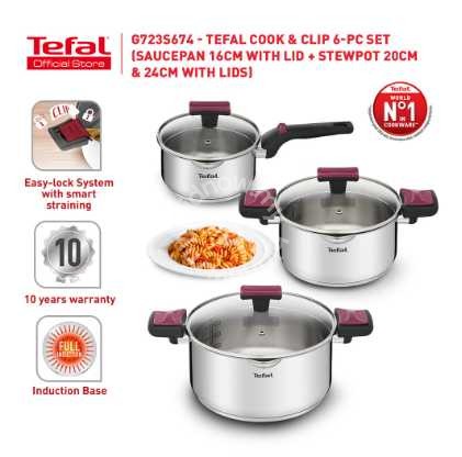 Tefal Cook & Clip 6Pcs