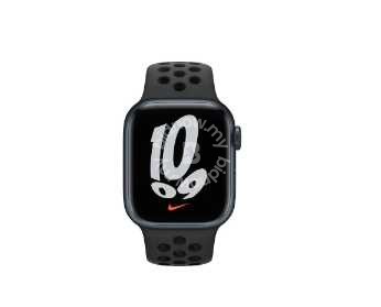 Apple Watch Nike Series 7 GPS, 45mm Midnight Aluminium Case with